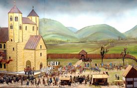 World Heritage Site exhibition "The Historic Town of Goslar" - The ecclesiastical city of Goslar - Tin Figure Museum