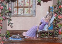 Sleeping Beauty - tin figures