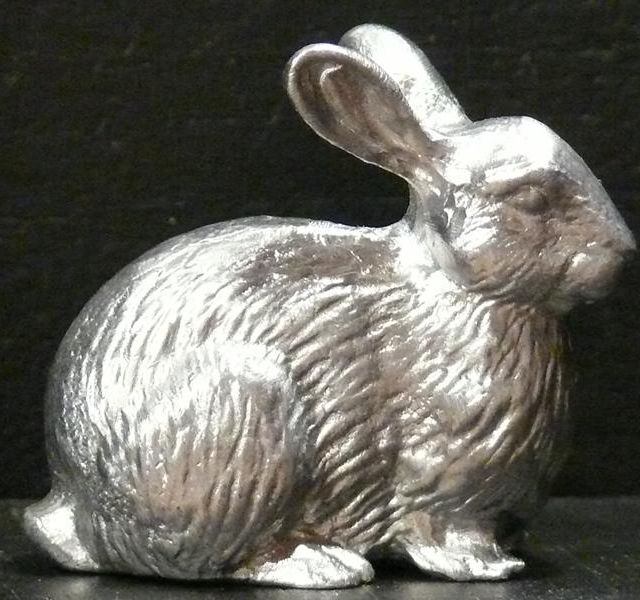 Zinnfigur Kaninchen