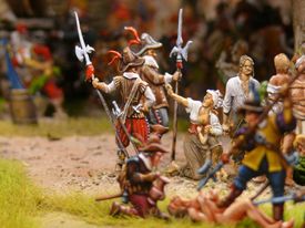 The Thirty Years' War - battlefield - Goslar Tin Figure Museum
