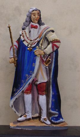 Vitrinenfigur Karl VII.