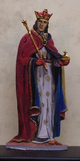 Vitrinenfigur Heinrich VII.