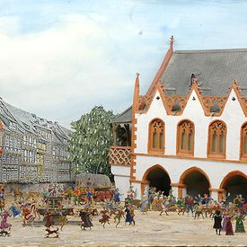 World Heritage Site exhibition "The Historic Town of Goslar" - The bourgeois city of Goslar - Tin Figure Museum