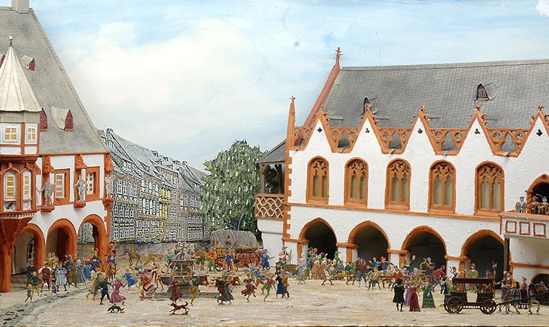 Ausstellung Weltkulturerbe "Altstadt Goslar" - bürgerliches Goslar - Zinnfiguren Museum